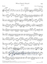 Missa Sancti Aloysii MH 257 - part - basso continuo